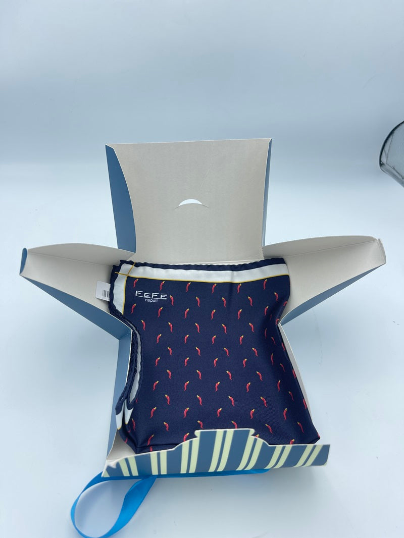 Cornicello Silk Pocket Square - Made in Italy