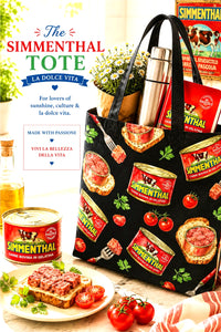 simmenthal tot shopping bag black