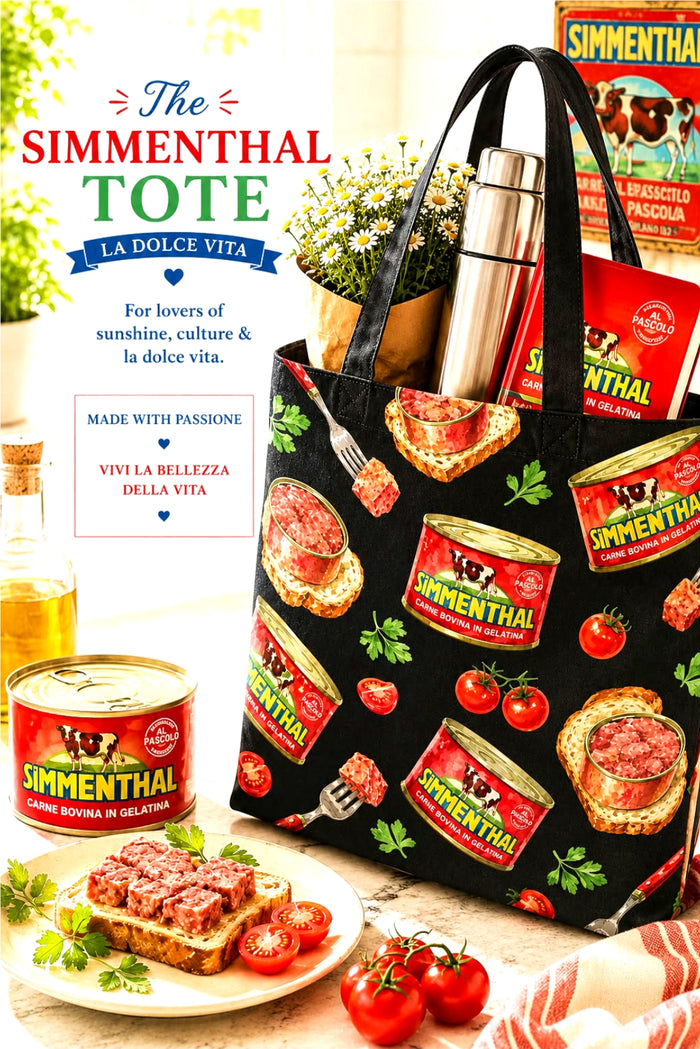 simmenthal tot shopping bag black