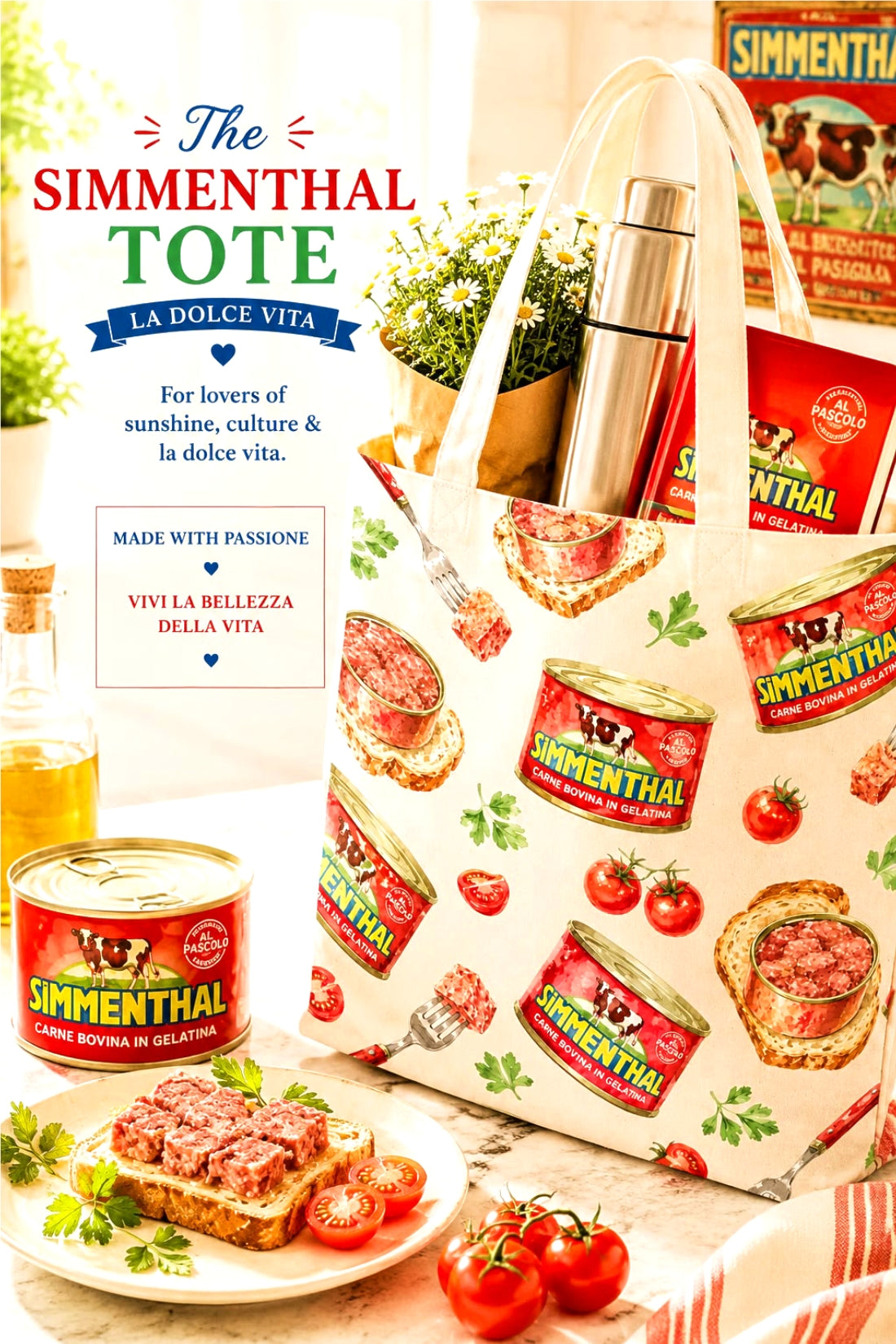simmenthal tot shopping bag natural