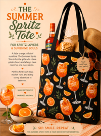 Summer Spritz tote bag with Aperol Spritz 