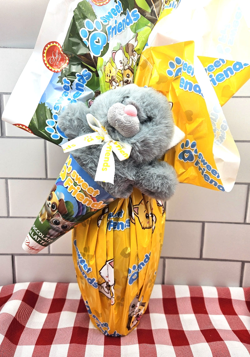 Milk Chocolate Easter Egg with a Sweet Friend