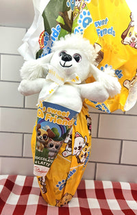 Milk Chocolate Easter Egg with a Sweet Friend