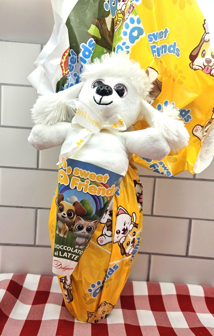 Milk Chocolate Easter Egg with a Sweet Friend