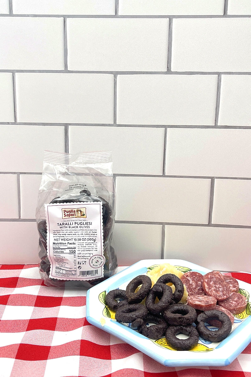 Black Olives Taralli from Puglia