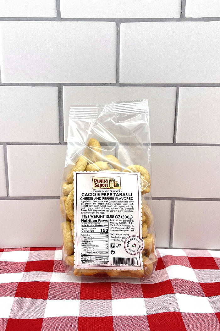 Cacio e Pepe Taralli from Puglia