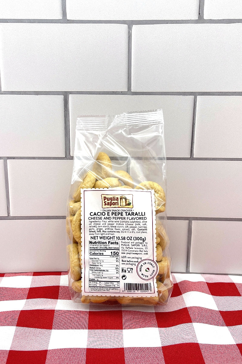 Cacio e Pepe Taralli from Puglia