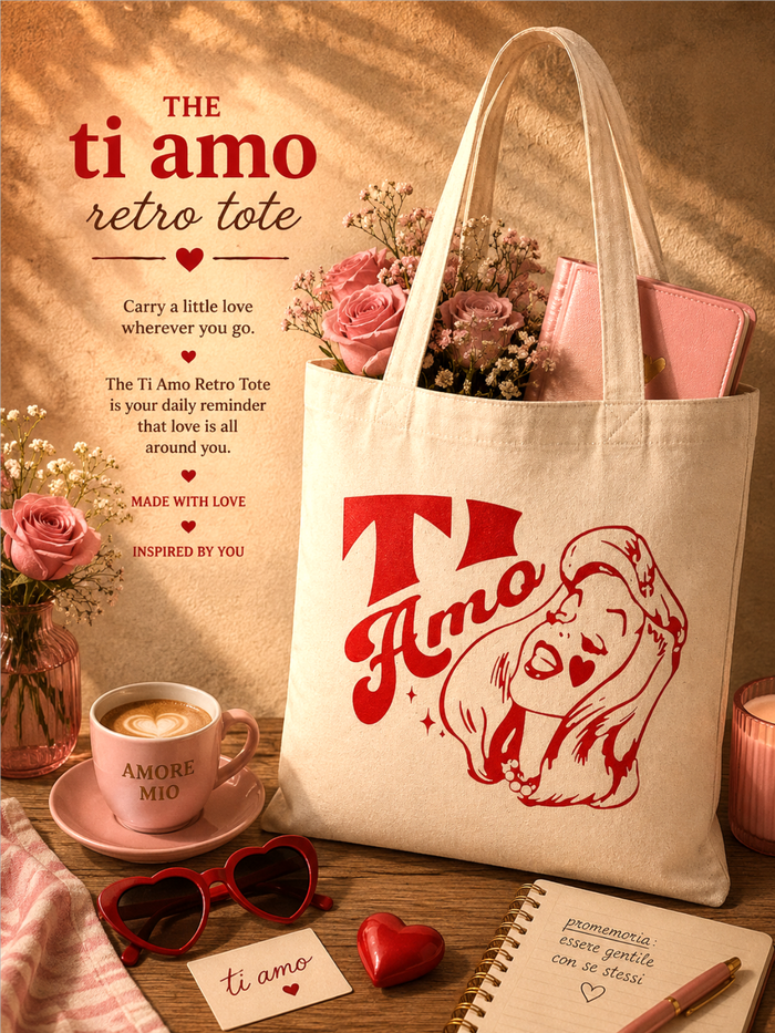 The Ti Amo Retro Tote