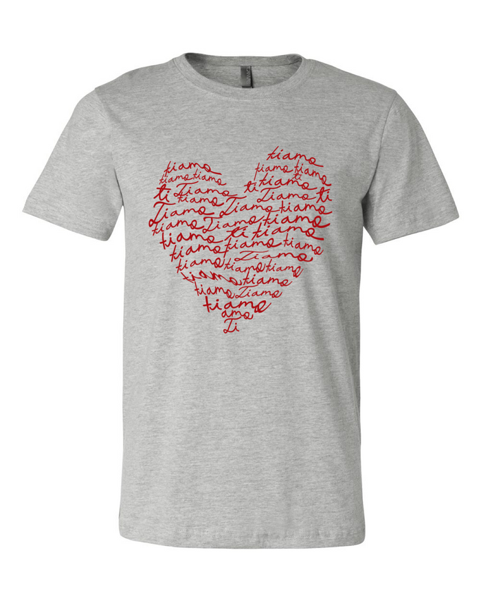 The Ti Amo Script  Tee