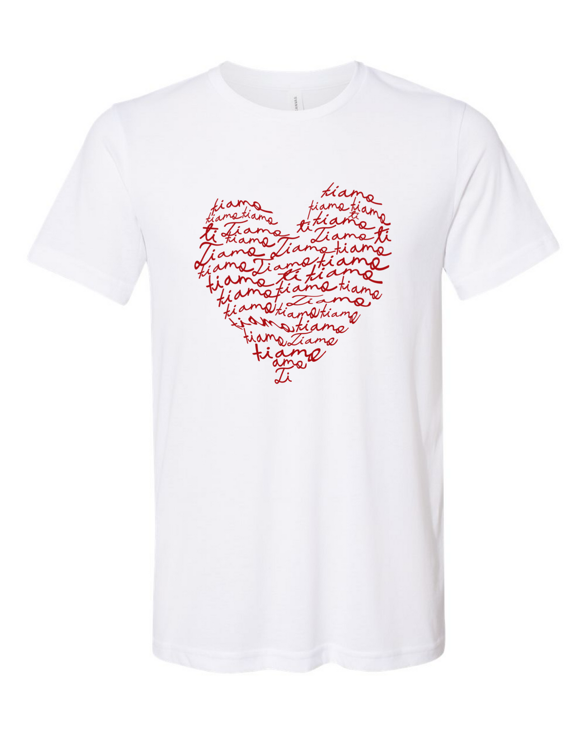 The Ti Amo Script  Tee