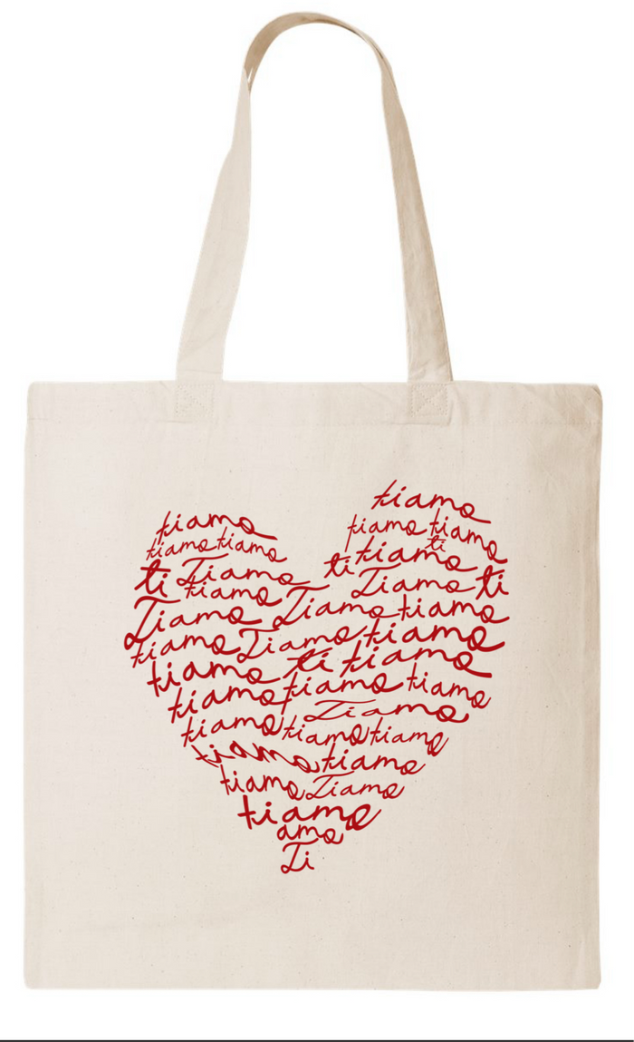 The Ti Amo Script Tote