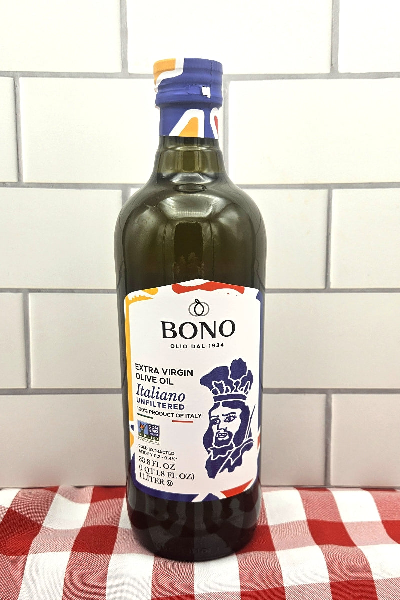 Unfiltered olio bono di sicilia - 100% italian olives - 1 liter - food