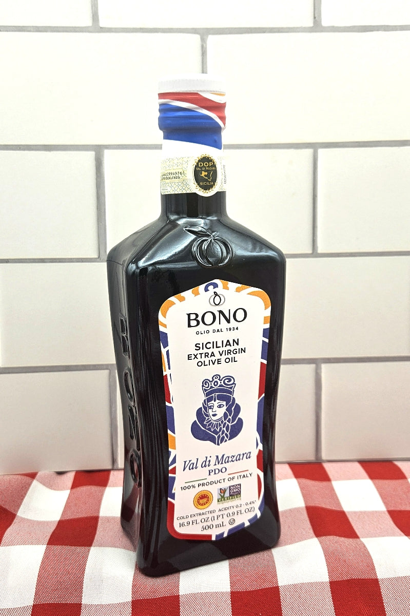 Val di Mazara Olio Bono di Sicilia - PDO - 100% Italian Olives - 500 Ml