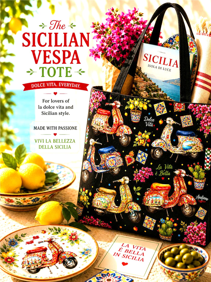 The Sicilian Vespa Tote