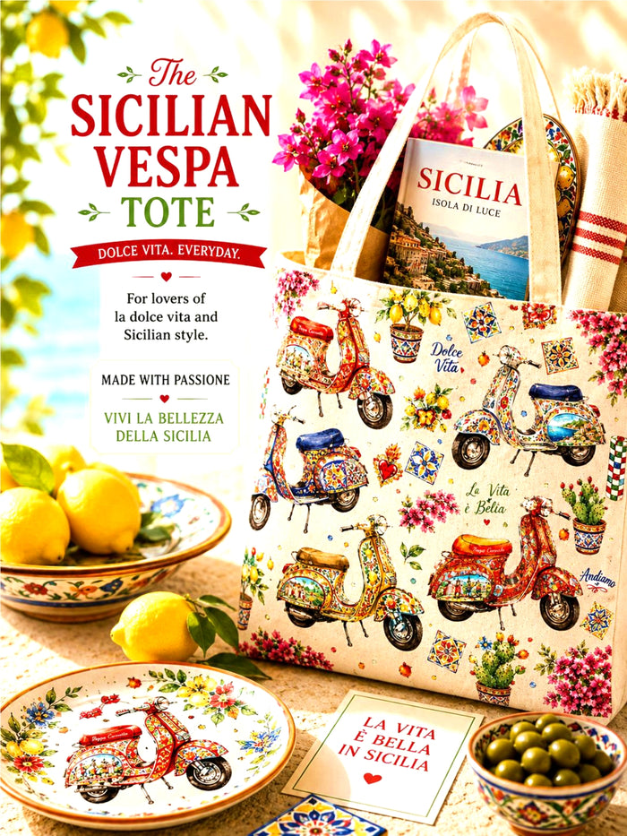 The Sicilian Vespa Tote