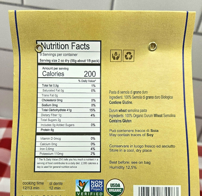 Organic Strozzapreti - Pastificio Vicidomini