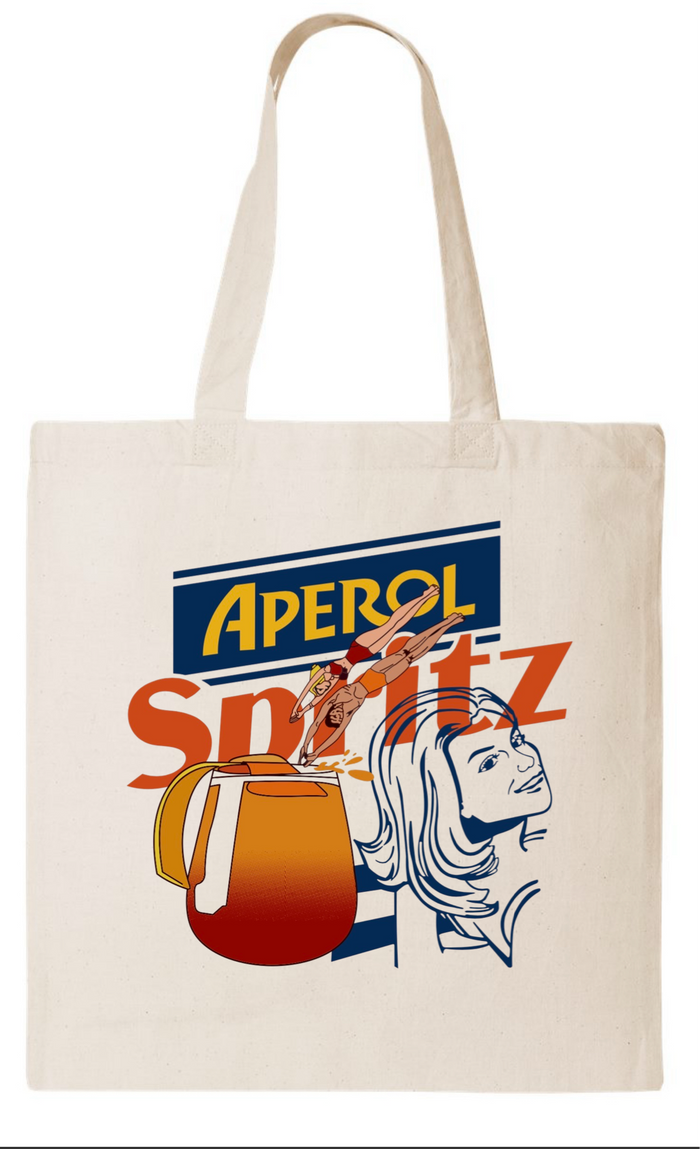 Vintage Aperol Spritz Tote