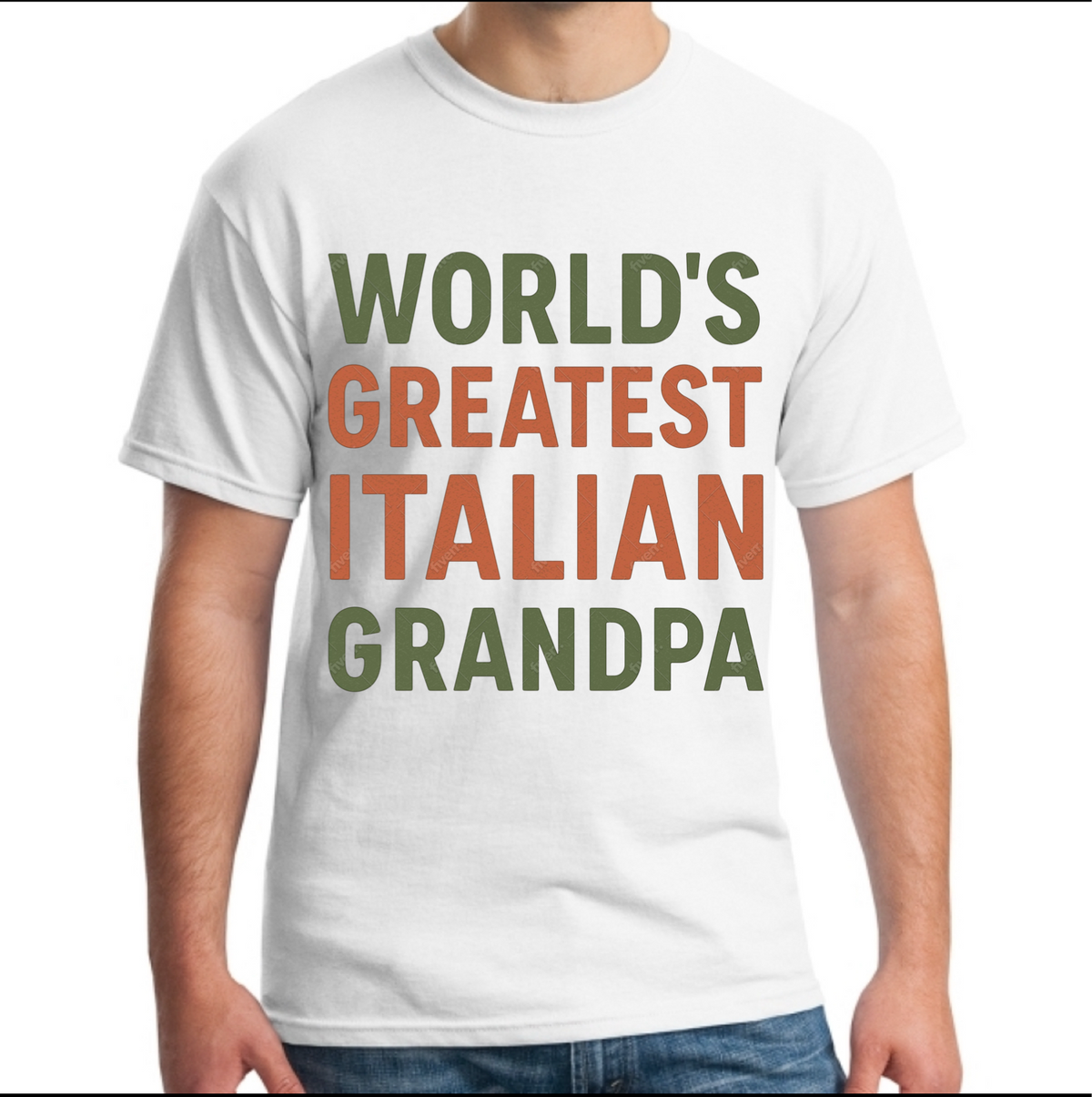 World's Greatest Italian Grandpa - White