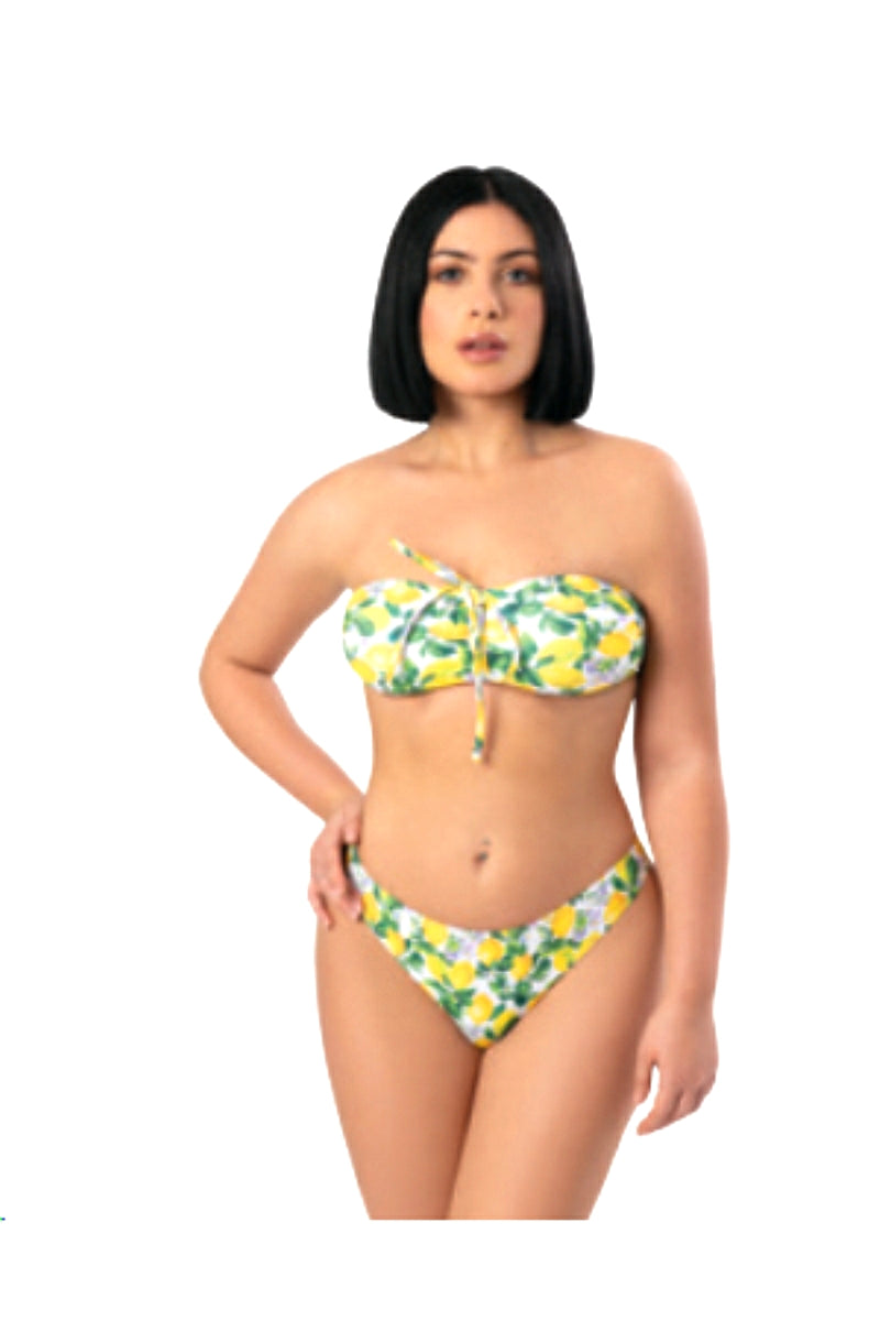 The  Positano Lemon Fantasy Bikini - Made in Italy