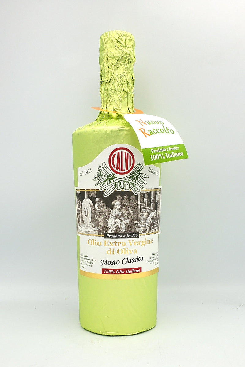Mosto Classico Unfiltered Extra Virgin Olive Oil by Calvi  - 100% Italian Olives