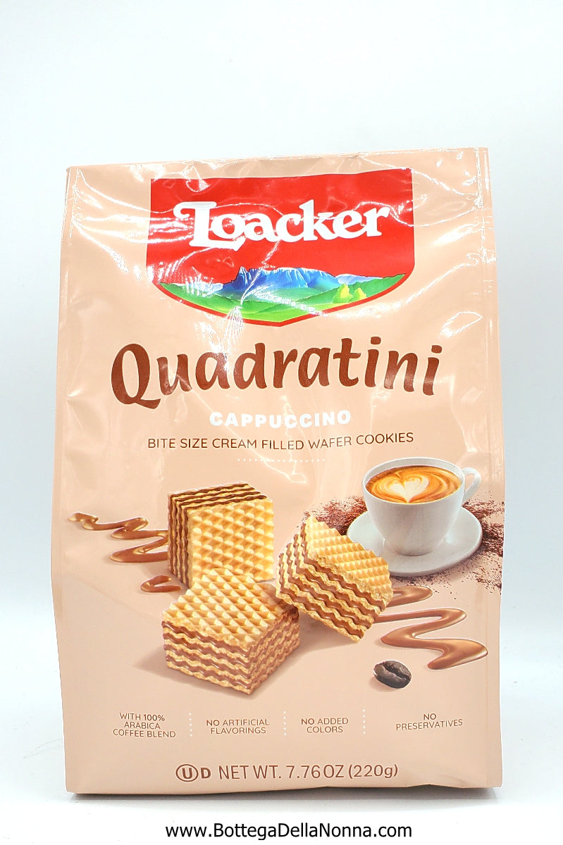 Loacker Wafer Quadratini - Cappuccino
