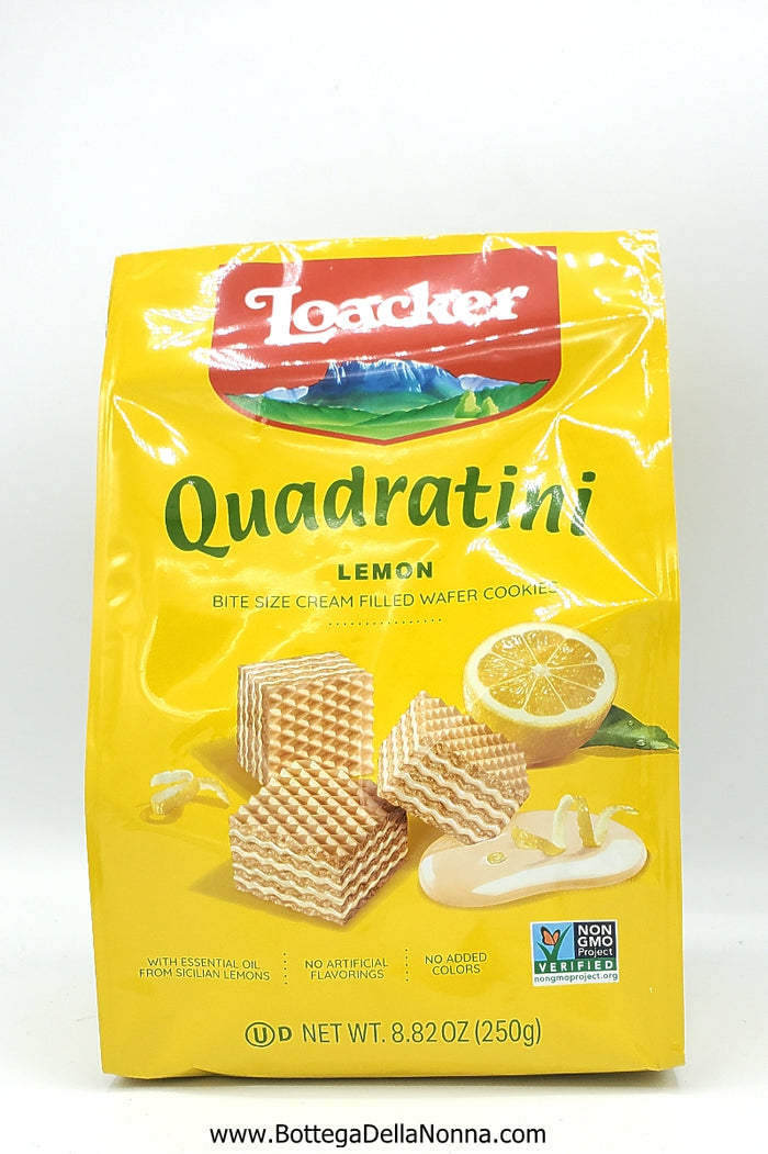 Loacker Wafer Quadratini - Lemon