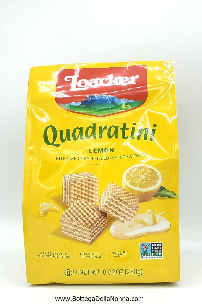 Loacker Wafer Quadratini - Lemon
