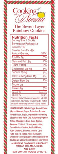 The Rainbow Cookies - Seven Layers