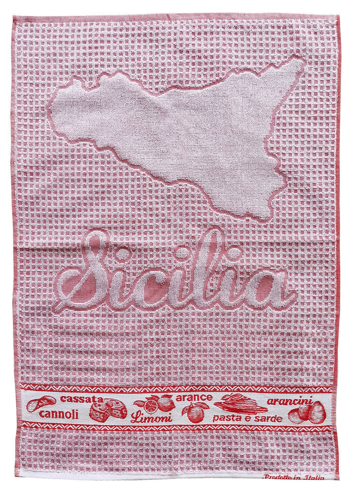The Sicilia Terry Cloth Dish Towel - Made in Italy