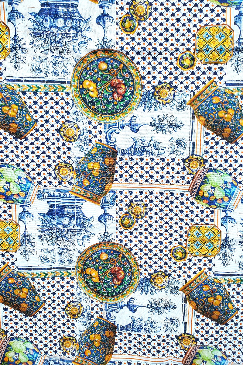 The Ceramica Fantasy  Tablecloth - Made in Italy