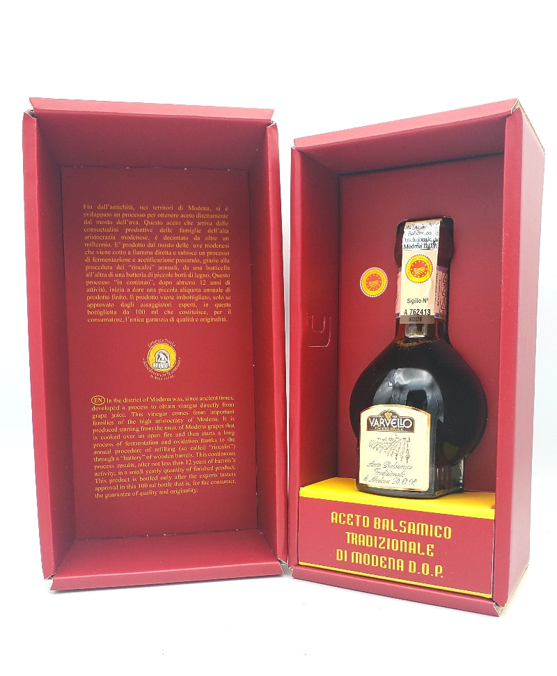 Traditional Balsamic Vinegar of Modena DOP - 12 Yrs - Varvello
