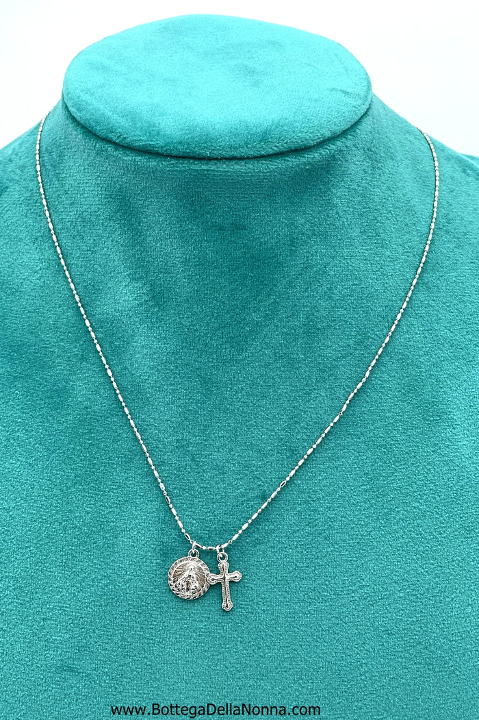 The Assisi Necklace - White Gold