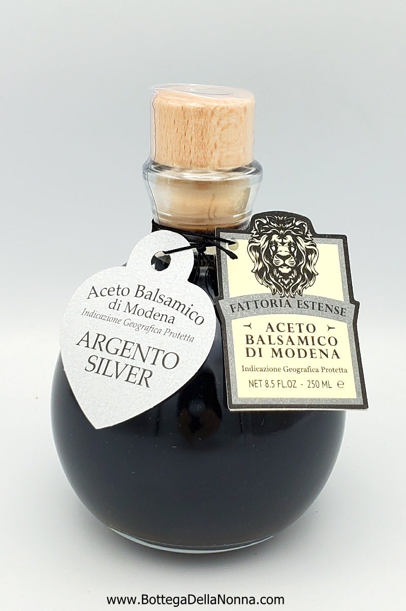 Fattoria Estense - Silver  Label Balsamic Vinegar of Modena  IGP - 10 Yrs