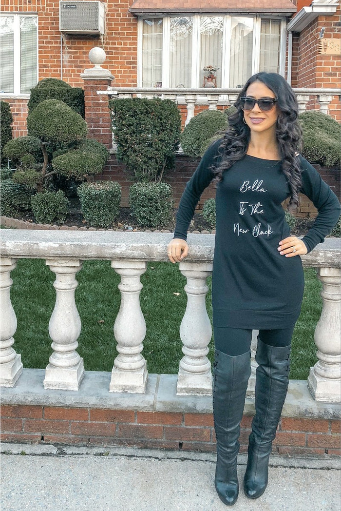 Bella is the New Black Sweater Dress