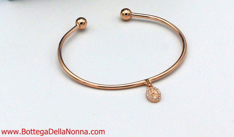 The Blessed Mother Bangle - Rose Gold