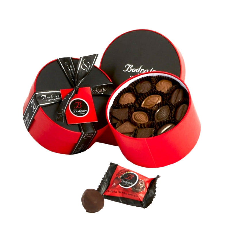 Bodrato Cioccolato Assorted Pralines & Boeri in Elegant Hat Box
