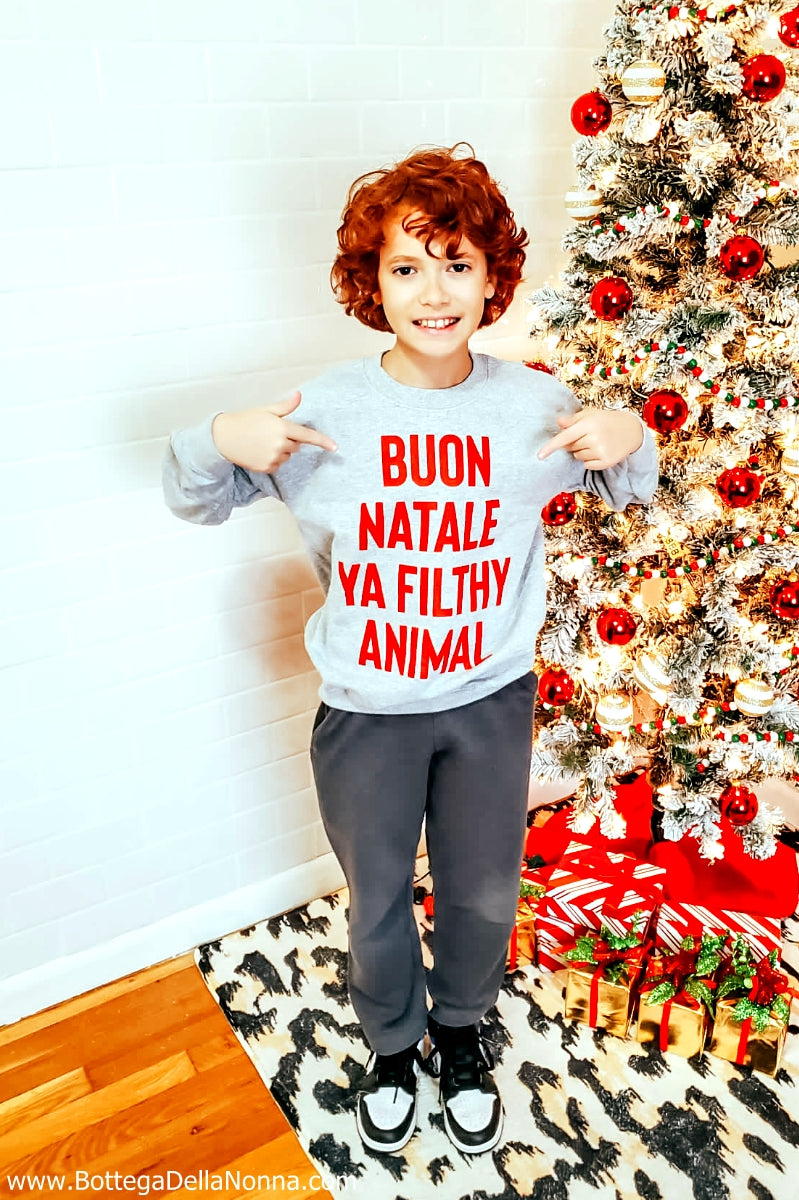 The Buon Natale Ya Filthy Animal Sweatshirt - Kids - Youth