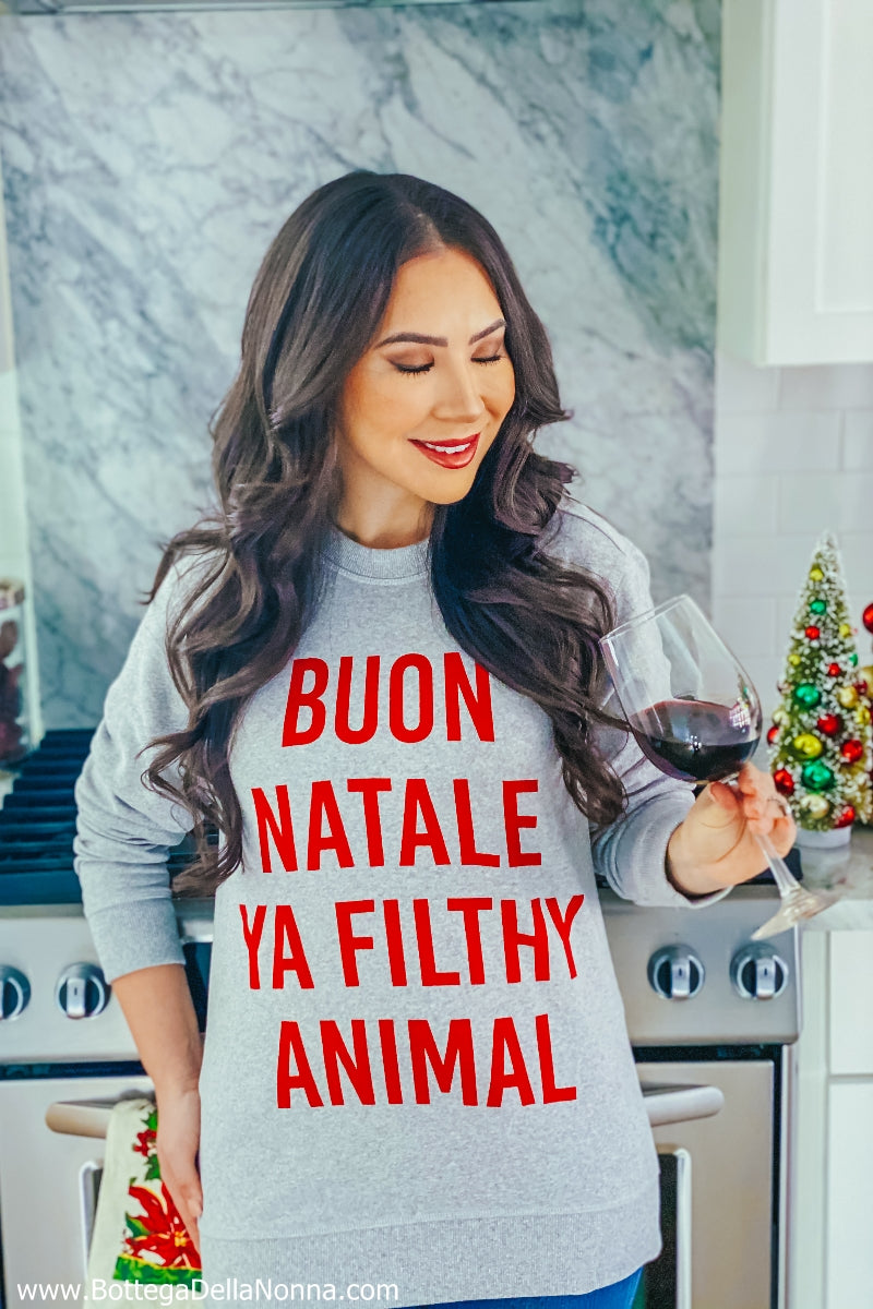 The Buon Natale Ya Filthy Animal Sweatshirt - Women