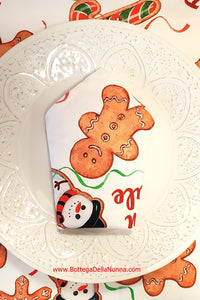 The Buon Natale Ginger Bread Napkin