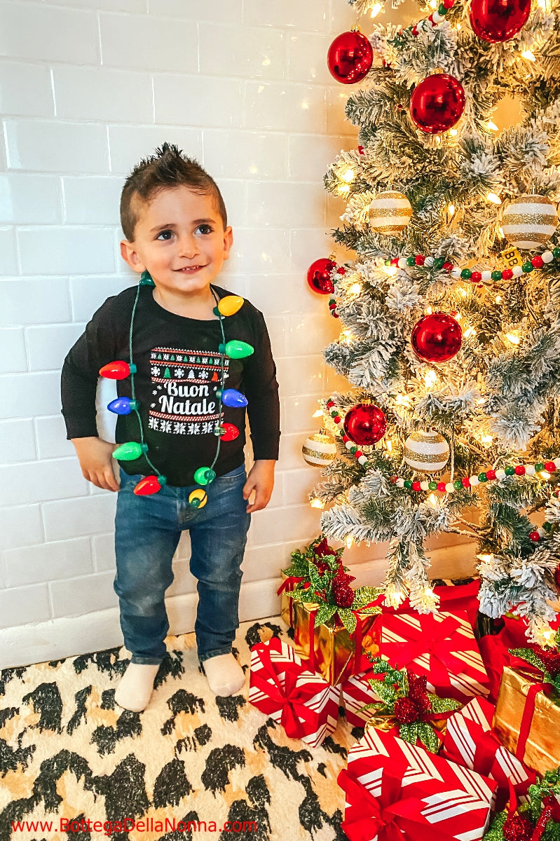 The Buon Natale Ugly Christmas Sweatshirt - Kids - Youth