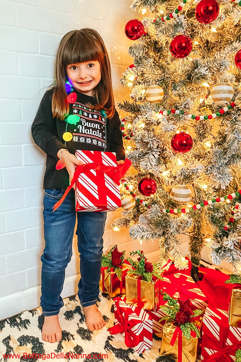 The Buon Natale Ugly Christmas Sweatshirt - Kids - Youth