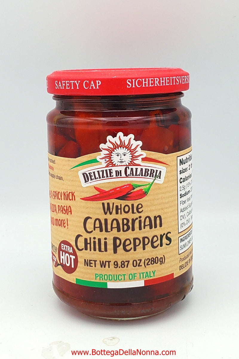 Whole Calabrian Chili Peppers - Delizie di Calabria