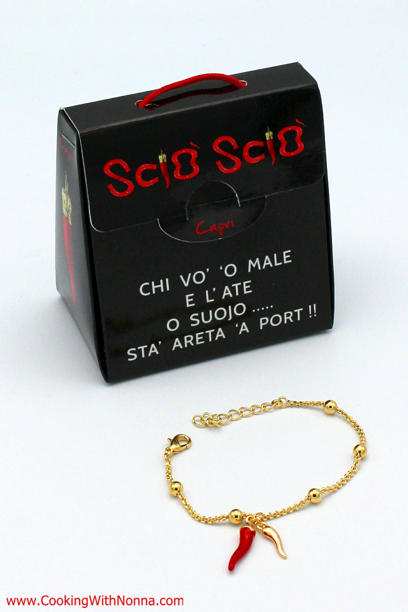 The Capri Cornicello Bracelet - Yellow Gold