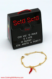 The Capri Cornicello Bracelet - Yellow Gold