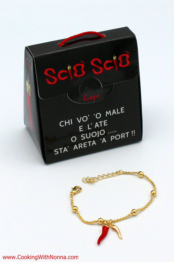 The Capri Cornicello Bracelet - Yellow Gold