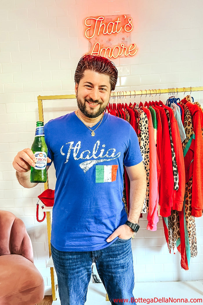 The Distressed Italia Tee - Men