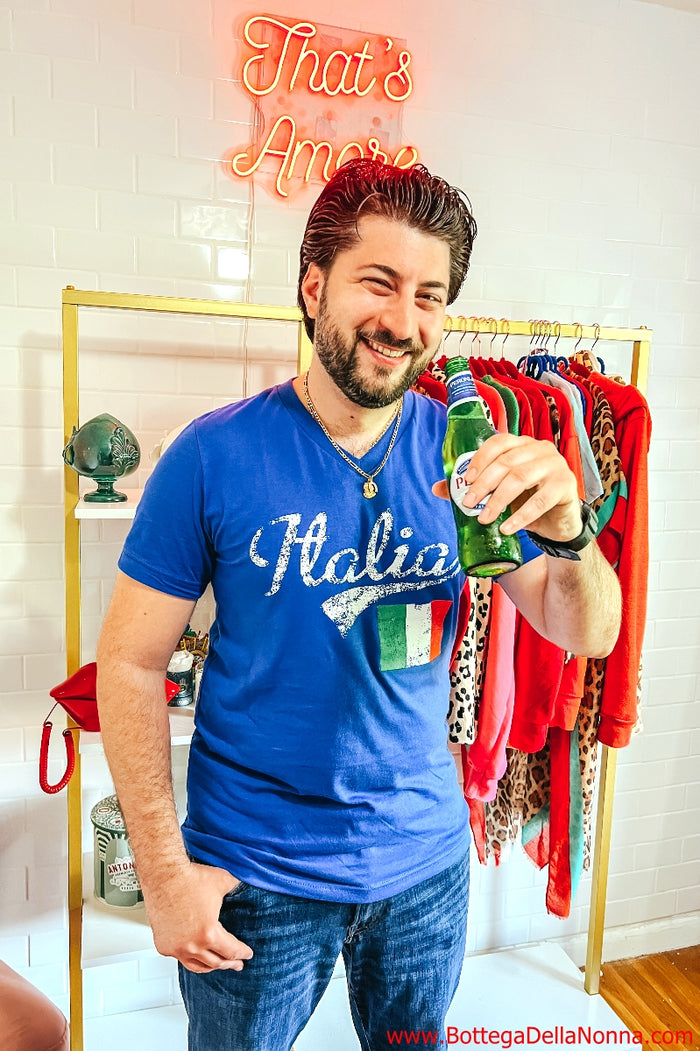 The Distressed Italia Tee - Men