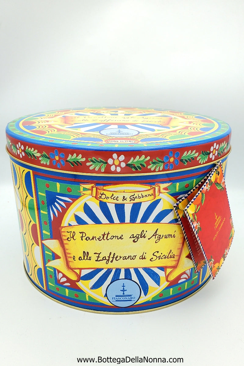 Dolce & Gabbana Panettone con Agrumi di Sicilia by Fiasconaro - 2.2 Lbs