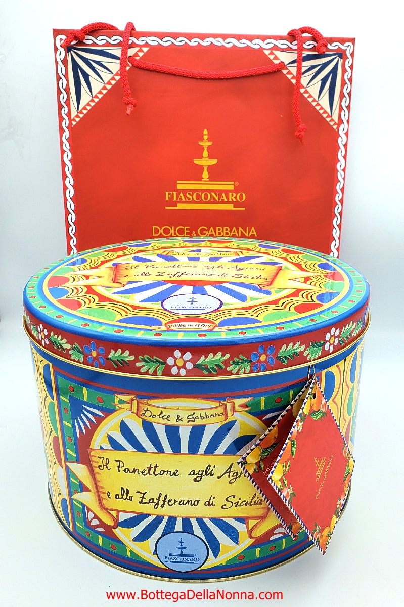 Dolce & Gabbana Panettone con Agrumi di Sicilia by Fiasconaro - 2.2 Lbs