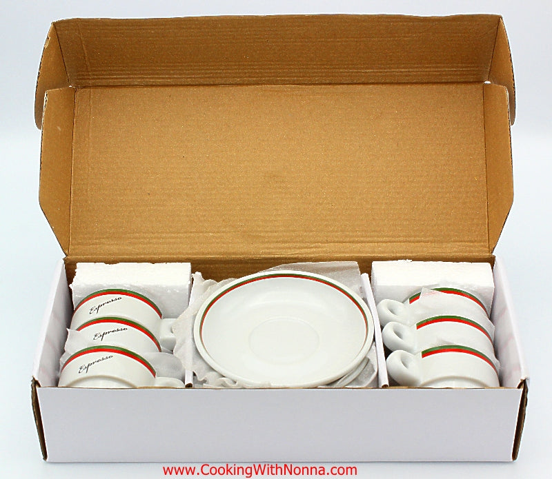 La Dolce Vita Espresso Cups - Set of 6